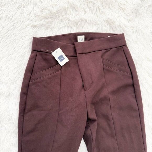 Women GAP Skinny High Rise Ankle Pants in Red Radish Size 00R - Picture 5 of 13